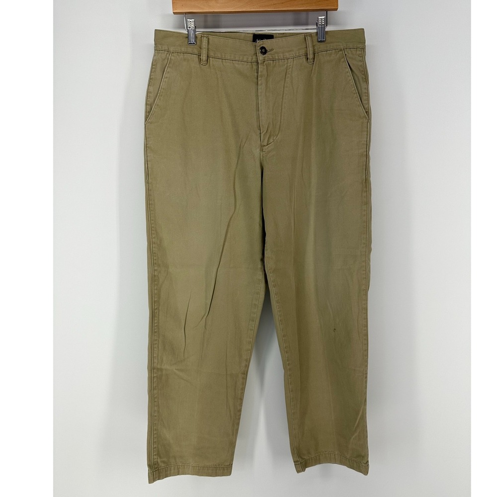 Indigo Palms Chino Pants Mens 36x30 Khaki Tan Straight Leg‎ Casual Trousers SEO